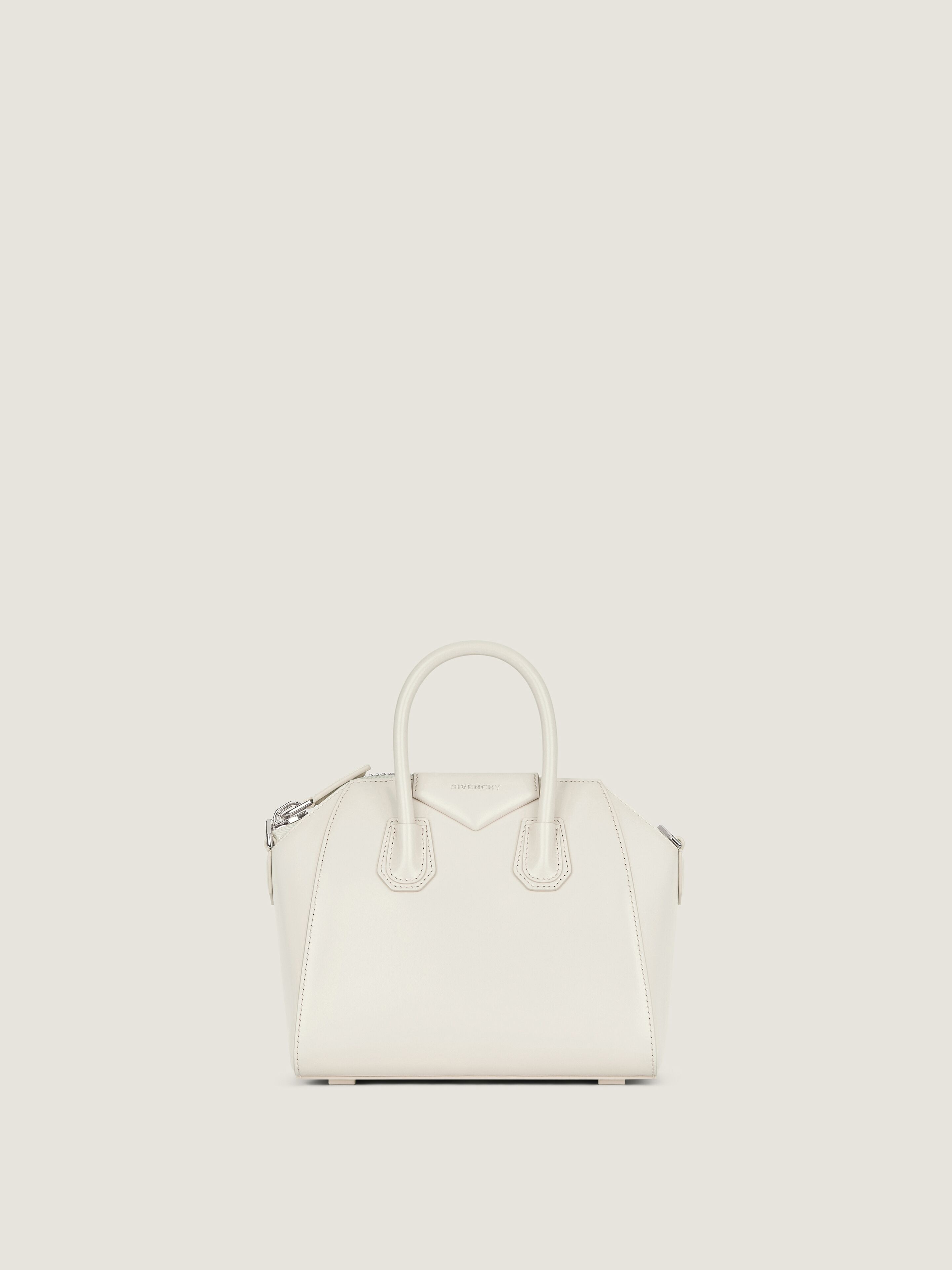 Mini Antigona bag in Box leather